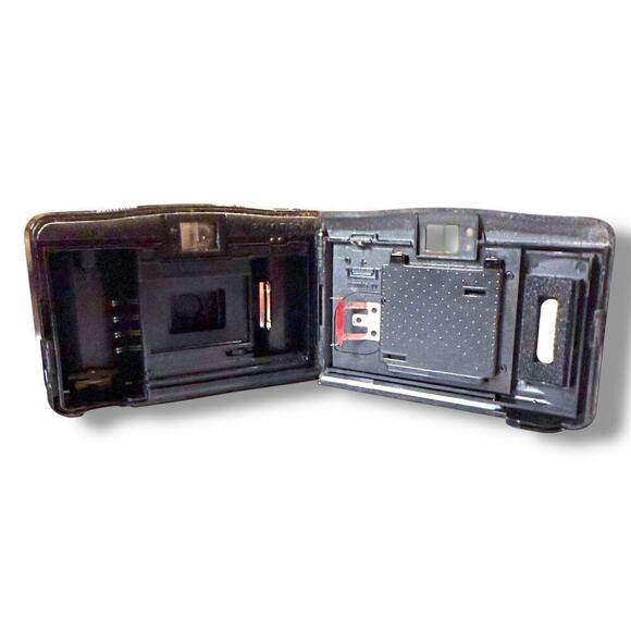 Vintage Samsung AF-Slim II Red Eye Reduction Black 35mm Film Camera Works - Picture 8 of 9